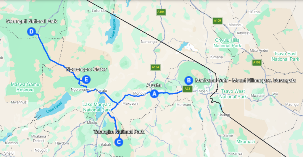 10 jours Kilimandjaro + Safari en Tanzanie