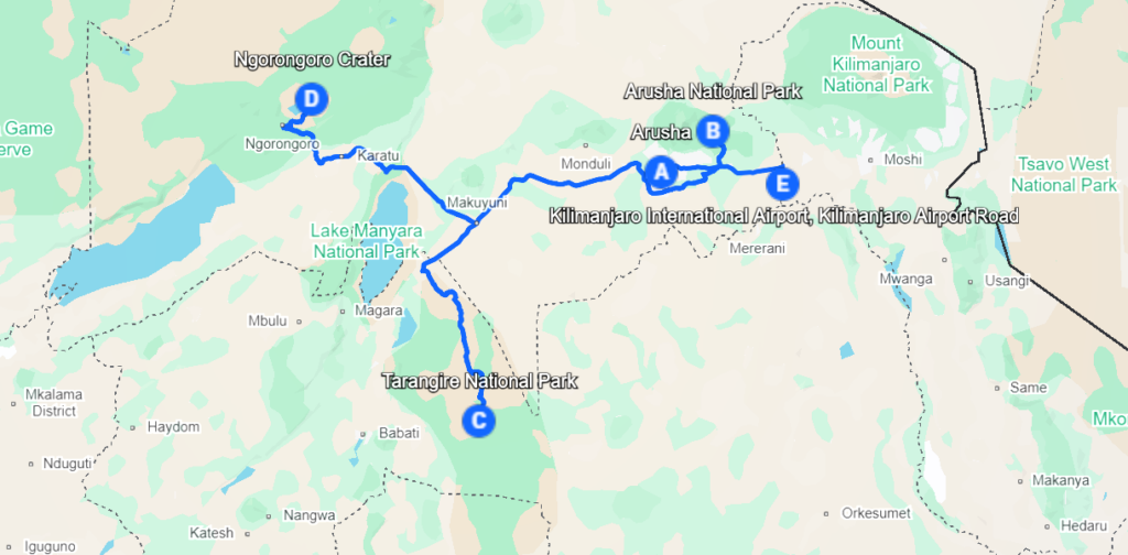 Safari de 5 jours accessible en fauteuil roulant en Tanzanie