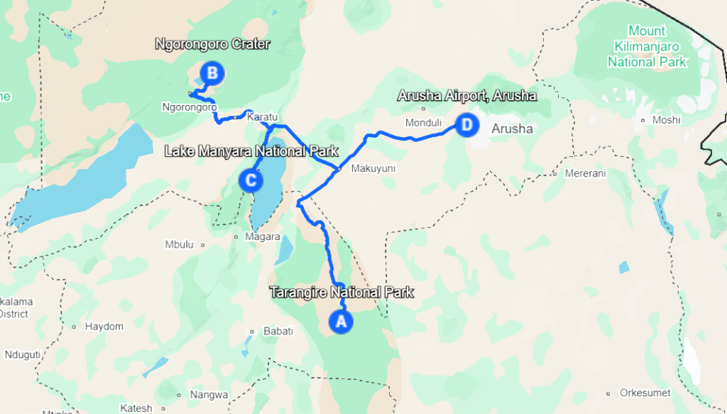 Safari de Groupe en Tanzanie 3 Jours