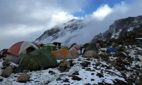 Camp de glace