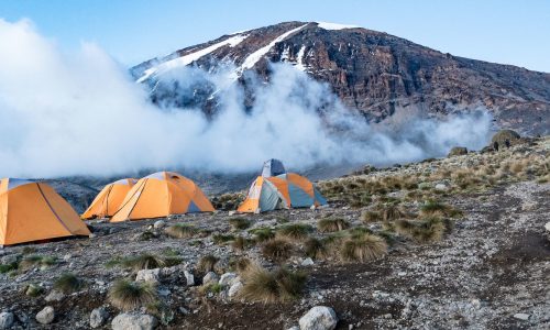 Camp-de cabanes Machame