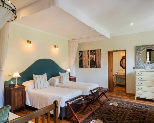 Chambre twin du Giraffe Manor