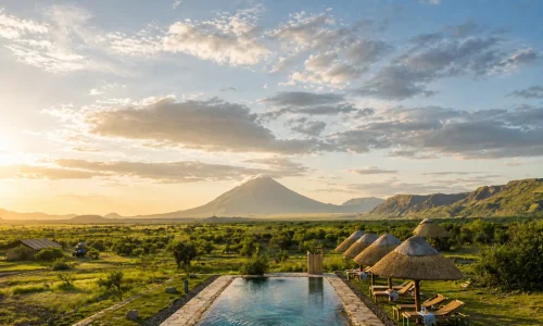 Africa safari lake natron
