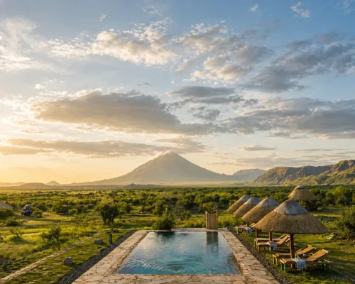 Africa safari lake natron