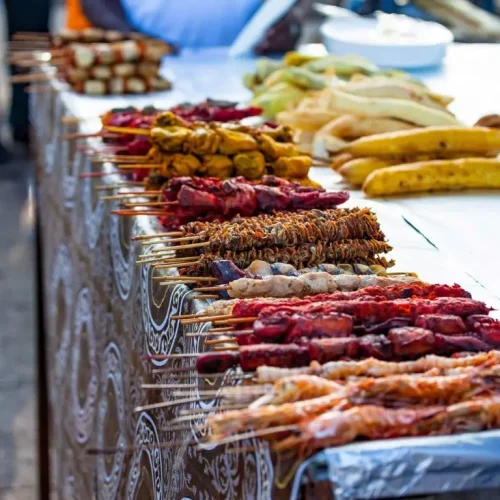 Copie des Stands de Cuisine de Rue à Arusha