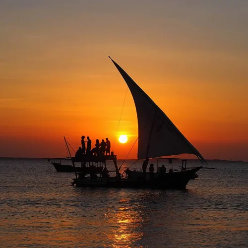 Croisière romantique au coucher du soleil à Zanzibar Kiwoito Africa Safaris
