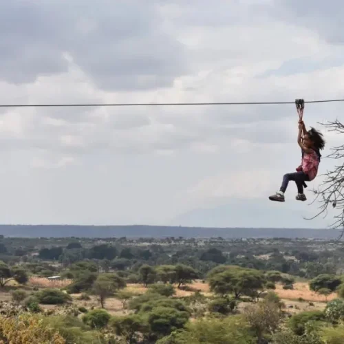 Excursion Tyrolienne à Mto wa Mbu