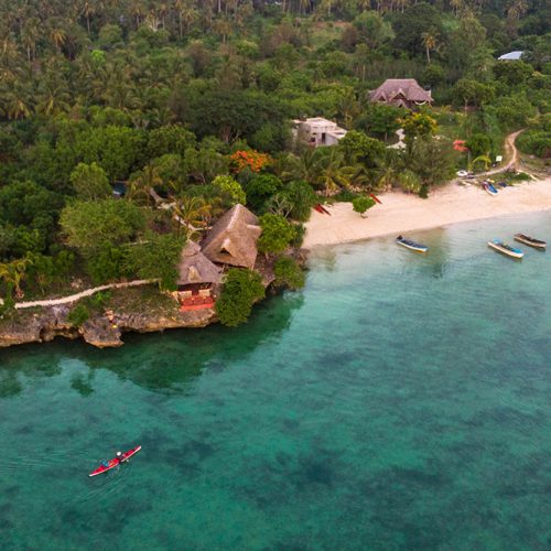 Kayak à Zanzibar