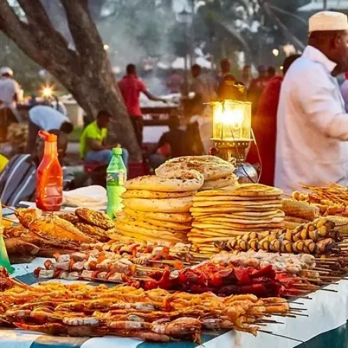 Marché de Darajani à Stone Town, Zanzibar