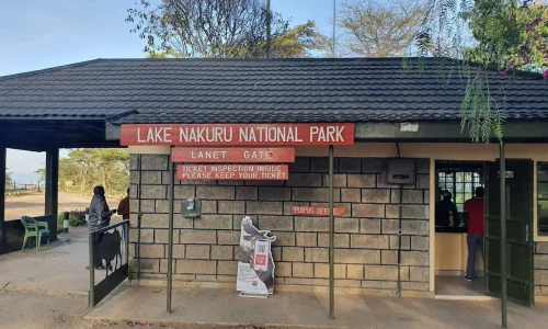 Porte de Lanet du parc national du lac Nakuru