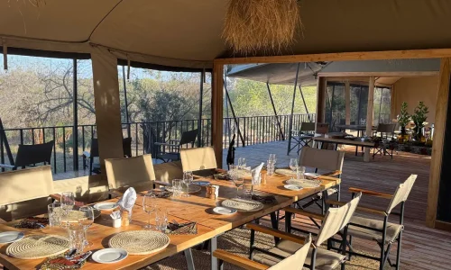 Salle à manger du Whisper Tarangire