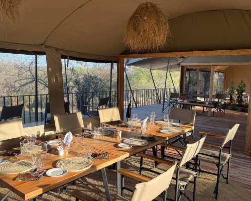 Salle à manger du Whisper Tarangire