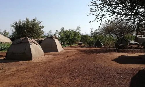 Tentes du camping Kizumba