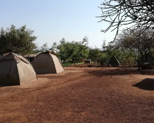 Tentes du camping Kizumba