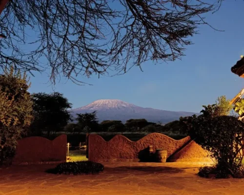 ambosile sopa lodge vue de nuit