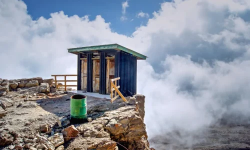 toilettes des camps de Barafu