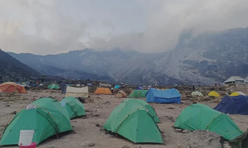 Vue des camps de Barranco
