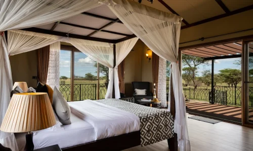 chambre double sametu serengeti camp