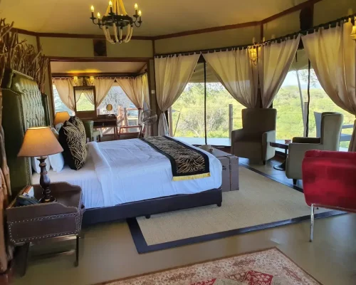 chambre double tarangire kuro treetops