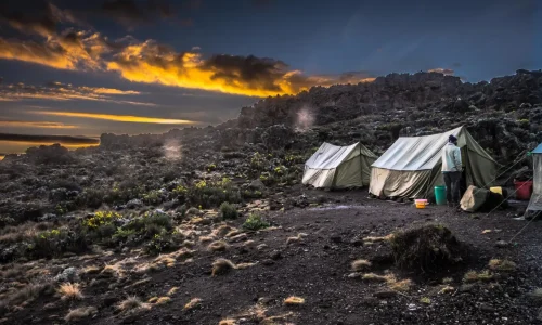 cooking-and-mess-tents-at-sunrise-third-cave