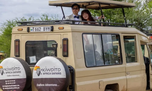 Honeymooners-au-parc-national-du-serengeti-lors-de-leur-lune-de-miel-en-tanzanie-avec-kiwoito-africa-safaris