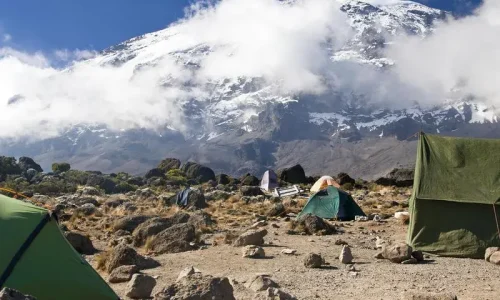 camp d'appel vue