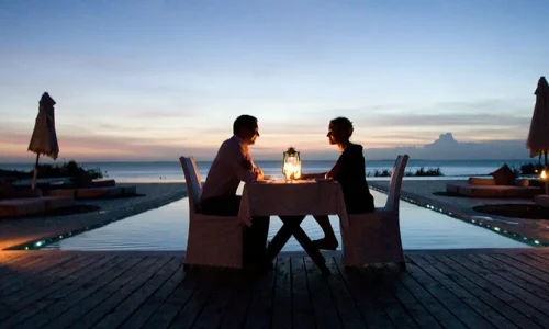 moments de lune de miel dans un resort de luxe à zanzibar