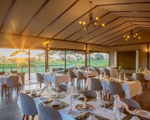 restaurant sametu serengeti camp