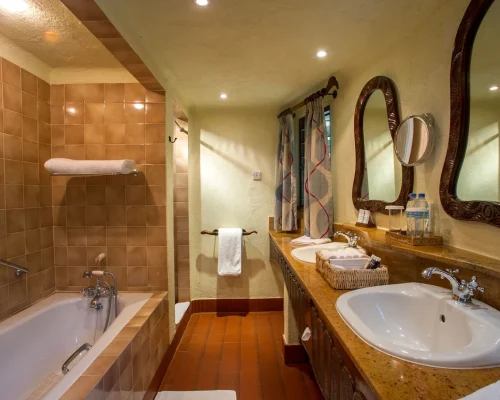 salles de bain lake manyara serena safari lodge