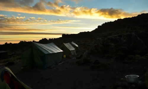 third camp sunset view