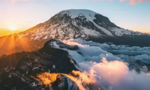 uhuru peak point culminant afrique