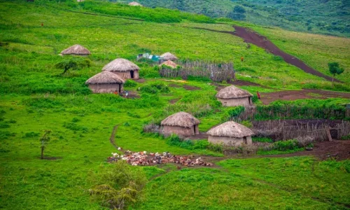 village maasaï tanzanie aire de conservation ngorongoro