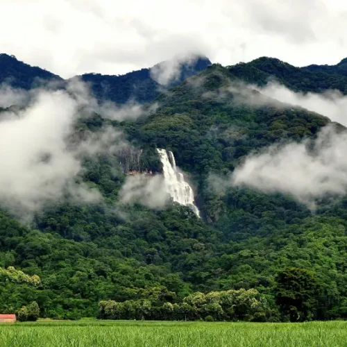 vue des chutes de Sanje dans le parc national d’Udzungwa